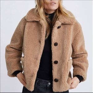 Zara - Soft Brown Teddy Coat